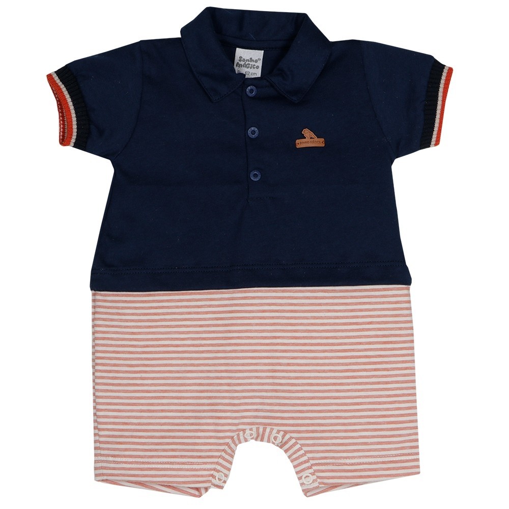 Sonho Mágico Moda Bebê PA MACACAO CURTO MACCURTO MALHA BEBE COM - Main Image